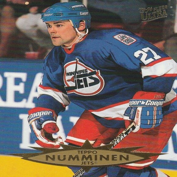 Teppo Numminen Winnipeg Jets NHL Hockey Card Collection - 5 Card Set - Picture 2 of 6